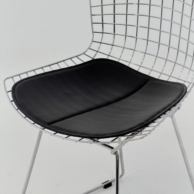 Mid-Century Wire Chrome Side Chair by Harry Bertoia, Germany, 1980s For Sale - Image 16 of 18