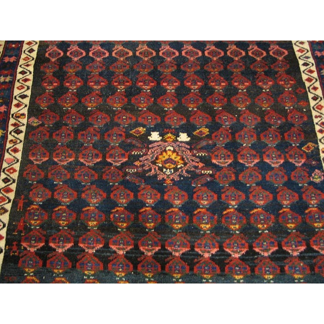 Antique Kurdish Tribal rug. Size: 5'4" x 7'3". Antique Kurdish Allover Geometric Hand Knotted Pile Rug, Circa Date: 1890s....
