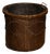 Antique Edwardian Vellum Clad Metal Lined Log Bucket, 1910 For Sale