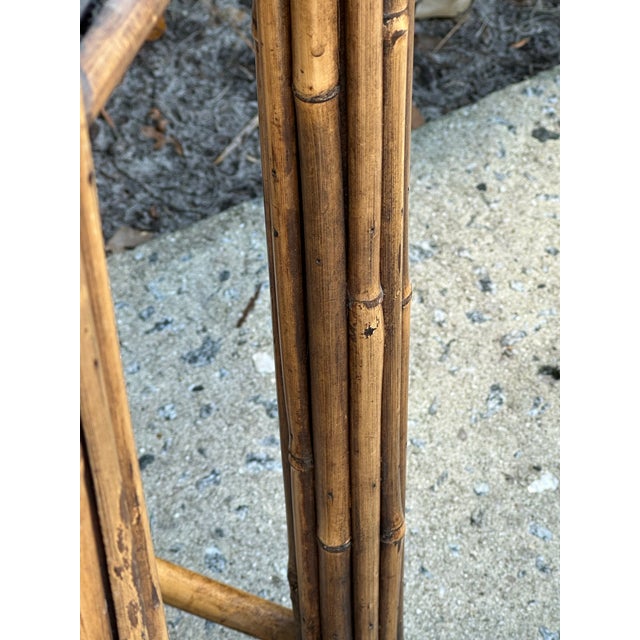 1980s Rattan Plant Stand For Sale - Image 5 of 9