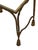 Metal 1950s Gilt Hollywood Regency Rope & Tassel Metal and Glass Nesting Tables For Sale - Image 7 of 18