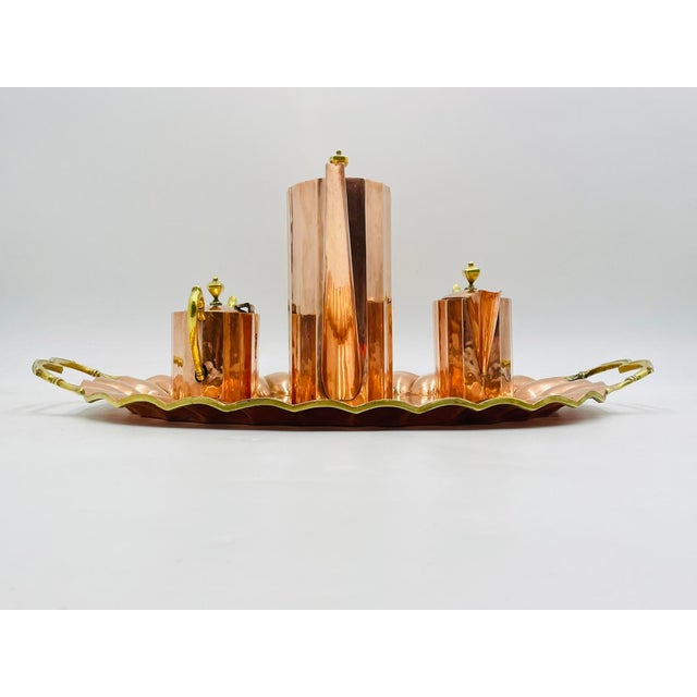 1940s Mexican Sterling Silver Coffee Tea Service Set W Tray, Mexican Silversmith - 4pcs For Sale - Image 13 of 18