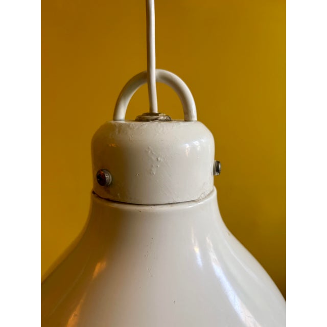 Vintage Danish Industrial Pendant Lamp For Sale - Image 10 of 10