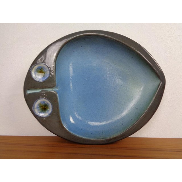 Studio Ceramic Bowl by Keramag Keralith, Czech Republic, 1960s For Sale - Image 3 of 14