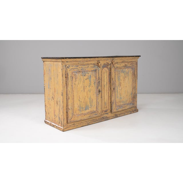 Wood 1830s French Provincial Wood Patinated Two-Door Buffet For Sale - Image 7 of 18