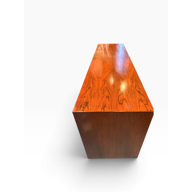 1970s Vintage Danish Modern Rosewood Dresser or Sideboard by Dyrlund, Denmark For Sale - Image 5 of 14