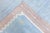 Sky Blue Doris Leslie Blau Vintage Indian Dhurrie Rug For Sale - Image 8 of 9