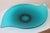 Vintage Viking Glass Epic freeform platter in the iconic "Bluenique" turquoise color. A quintessential piece of American...