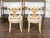 Wood Pair of English 1900s Neoclassical Style Painted and Gilt Chairs with Feathers For Sale - Image 7 of 11