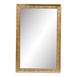 19th C. French Napoleon III Giltwood Mirror