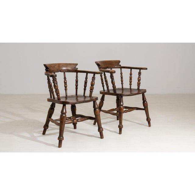 19th Century France Brown Wood Lounge Chair For Sale - Image 9 of 11