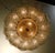 Glass 1960s Italian Clear Graniglia Murano Leaves Flush Mount For Sale - Image 7 of 9