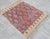 Beige Vintage Hand Woven Kilim Rug. Turkish Jajim Wool Kilim Sofreh Deco Rug Embroidered - 3′5″ X 4′5″ For Sale - Image 8 of 12
