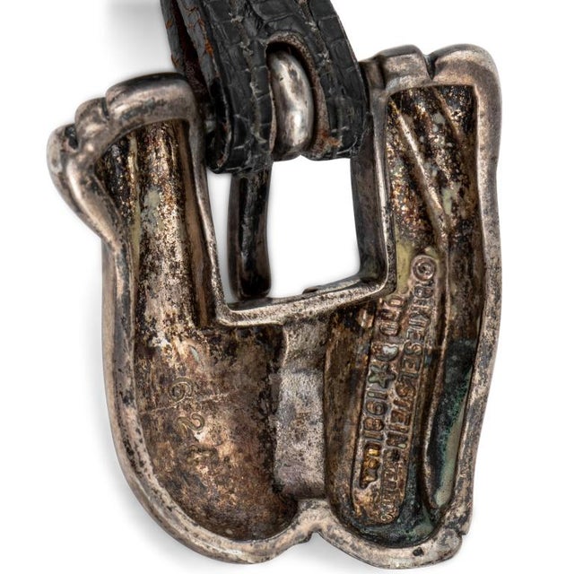 Kieselstein Cord Sterling Silver Belt Buckle For Sale - Image 4 of 4