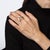 Metal ​Caresse D’Orchidees Par Cartier Ring Diamond 50 Estate 18k Rose Gold Papers, Size 5.25 For Sale - Image 7 of 7