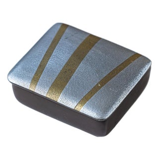 Mid 20th Century Authentic Ben Seibel for Jenfred-Ware Cigarette Box For Sale