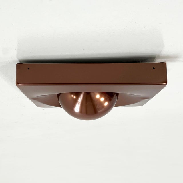 Space Age Bronze Wall Lamp, 1970s For Sale - Image 6 of 10