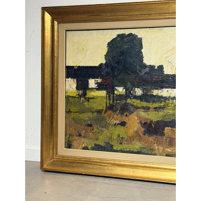 Rik Herman, Untitled, Oil on Canvas For Sale - Image 7 of 8