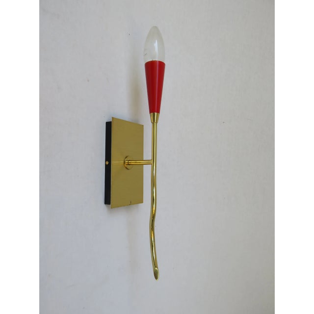 Italian Wall Lamps from LUX S.R.L., 1950s, Set of 2 For Sale - Image 6 of 14