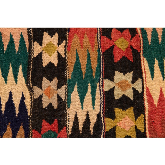 Mid-20th Century Vintage Kilim Runner Rug 3' 10" X 8' For Sale - Image 9 of 13