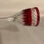 Vintage Faberge Ruby Stemmed Cordial Glass For Sale - Image 6 of 7
