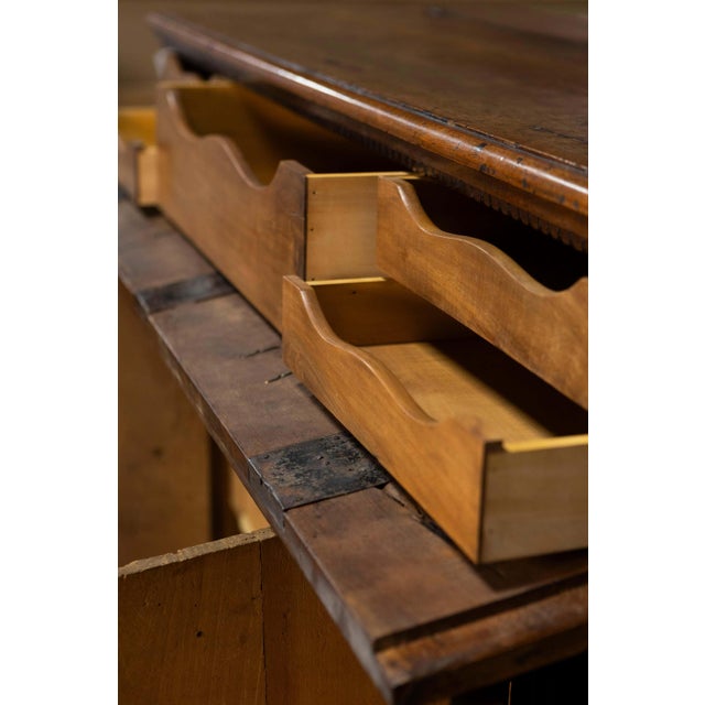 Italian 17th Century Walnut Buffet with Drop Front, Hidden Drawers and Two Doors For Sale - Image 14 of 14