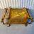 Mid 20th Century Hollywood Regency Italian Gold Gilt Magazine Rack With Chinoiserie Panels For Sale - Image 9 of 10