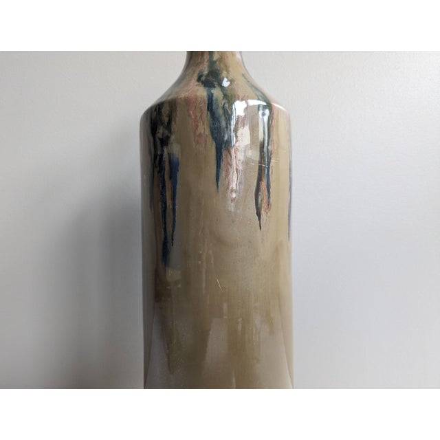 Brown Studio Ceramic Vases, Italy, 1970s, Set of 3 For Sale - Image 8 of 12