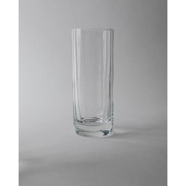 This vintage set of 4 Murano water glasses from the 1980s is a beautiful example of understated Italian art glass. Each...