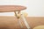 Wood Table Set with White Metal Frame and Plywood Tabletop For Sale - Image 7 of 16