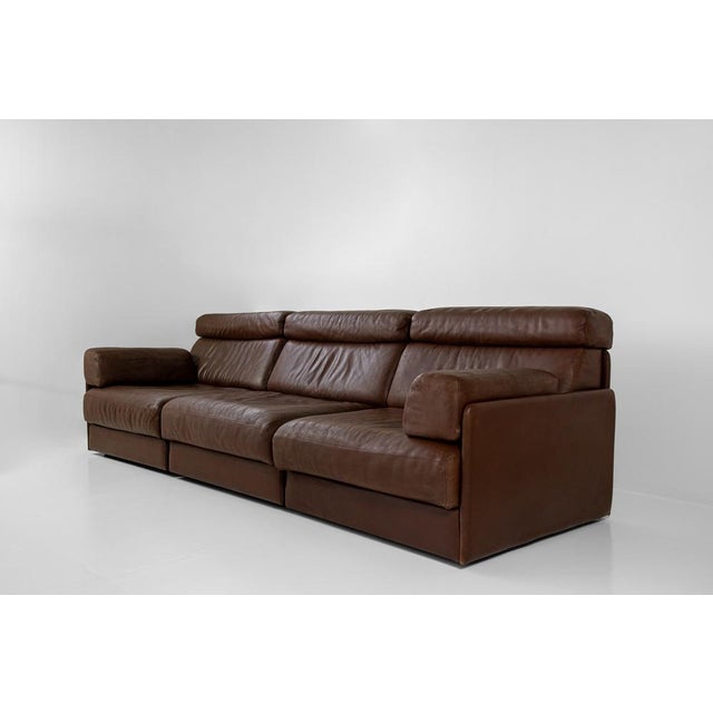 Vintage DS-77 Modular Sofa Bed from De Sede, Set of 3 For Sale - Image 13 of 18