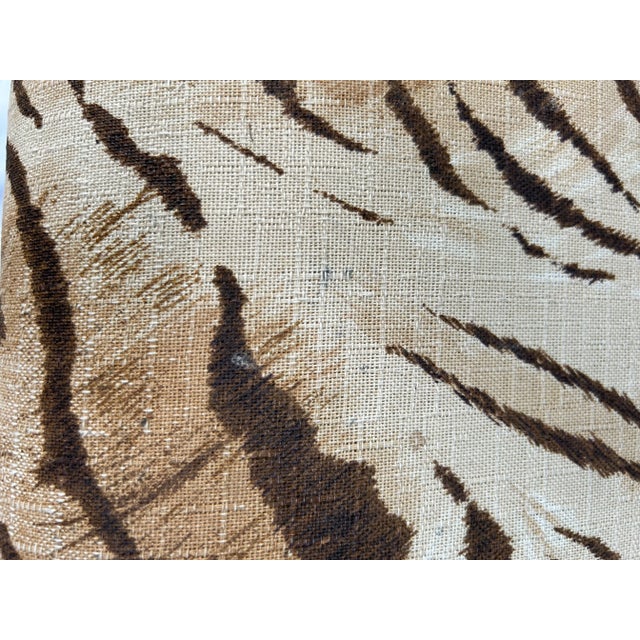 Vintage Bamboo & Rattan Arm Chairs – Pair of Wicker Dining or Accent Chairs With Upholstered Seats For Sale - Image 10 of 10