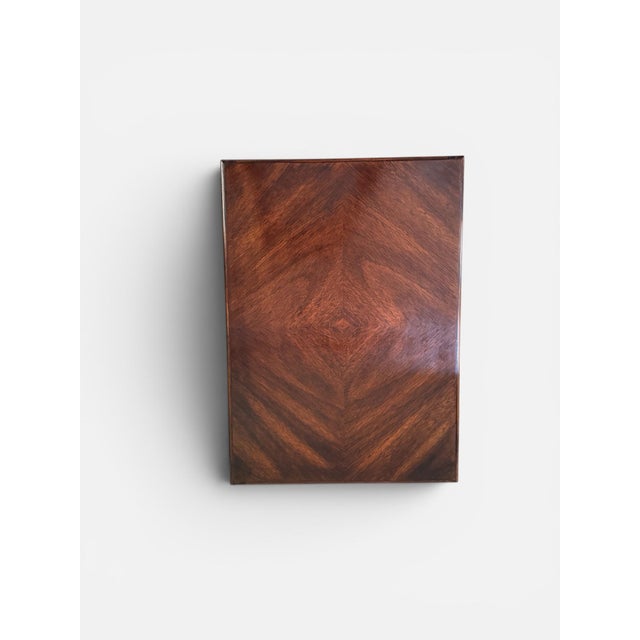 1980s Vintage Lane Altavista Chinese Chippendale Mahogany Accent Table MCM 988 For Sale - Image 6 of 8