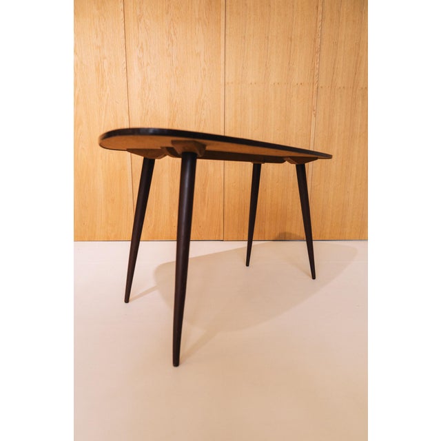 Mid-Century Modern Kidney-Shaped Side Table For Sale - Image 3 of 7