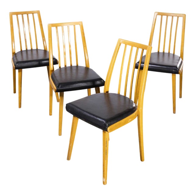 Mid-Century Dining Chairs from Interier Praha, 1960s, Set of 4 For Sale