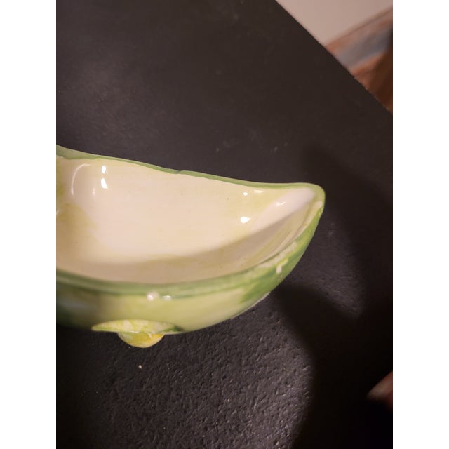 Vintage Py Ceramic Peas in a Pod Measuring Spoons Anthropomorphic For Sale - Image 11 of 12