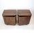 Mid-Century Modern Vintage Bedside Tables in Faux Grain Finish, 1950s, Set of 2 For Sale - Image 3 of 16