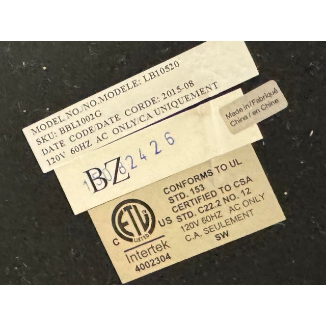 Barbara Barry for Visual Comfort Lotus Floor Lamp, Gold For Sale - Image 9 of 12