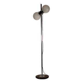 Adjustable Floor Lamp in Steel and Glass from Zonca, 1970s For Sale