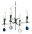 Chandelier with Four Arms by Gunnar Ander For Sale