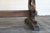 1940s French Oak Farmhouse Dining Table | Antique Rustic Trestle Base | Provincial Country For Sale - Image 4 of 14