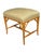 Description A charming mid 20th century Chinese Chippendale style stool, crafted in a beautifully executed faux bamboo...