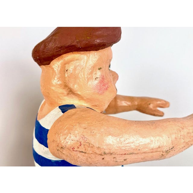 French Papier-Mâché Bathers, 1960s, Set of 2 For Sale - Image 11 of 12