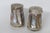 Mexican Salt and Pepper Shaker Pair 2pc Alpaca Silver Abalone Shell 5191b For Sale - Image 10 of 14