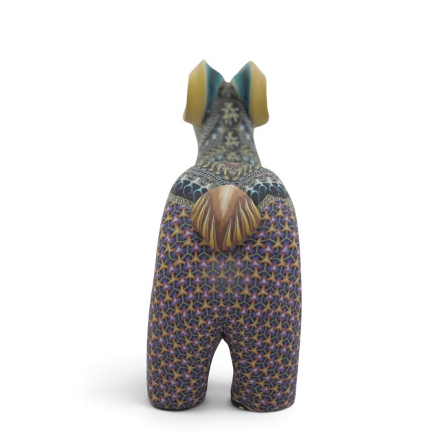 Sculpture Materials Jon Stuart Anderson Fimo Polymer Millefiori Clay Ram Figurine Sculpture For Sale - Image 7 of 10