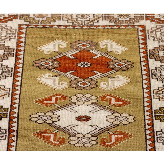 Turkish Eagle Kazak Style Rug, 6' 6.5" X 3' 7.5" For Sale In New York - Image 6 of 9