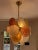 2020s Italian Murano Chandelier – 24 Disks in Rose, Yellow and White For Sale - Image 5 of 7