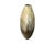 Vintage Postmodern 1980s Gold and Green Ceramic Bean Pill Shaped Vase Art Deco For Sale - Image 4 of 7