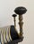 1920s Vintage Wrought Iron, Brass and Leather Stool, 1920s For Sale - Image 5 of 12