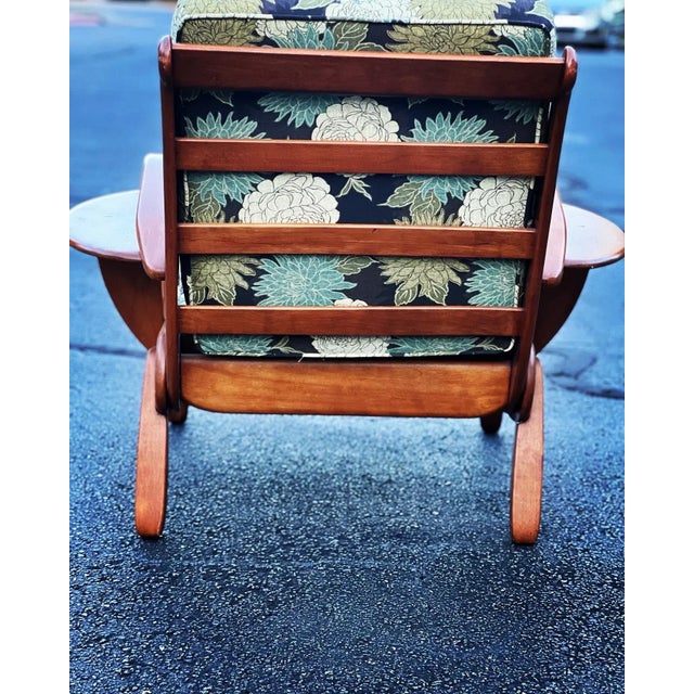 Brown Art Deco Designer Chair For Sale - Image 8 of 11